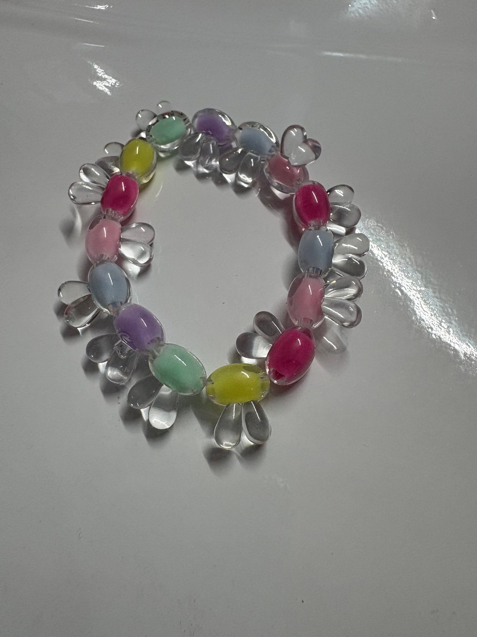 Rabbits and hearts bracelet 