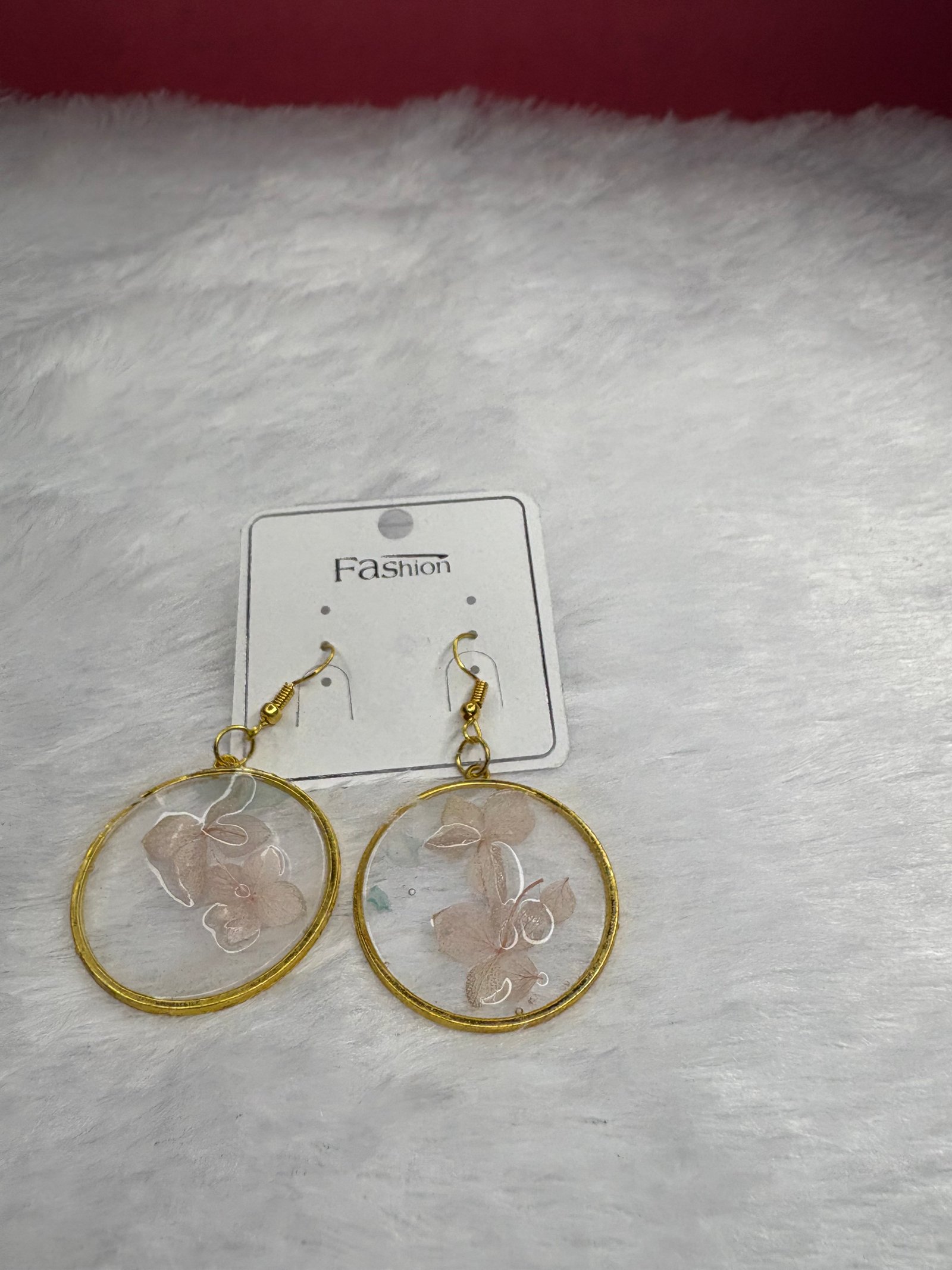Resin earrings 