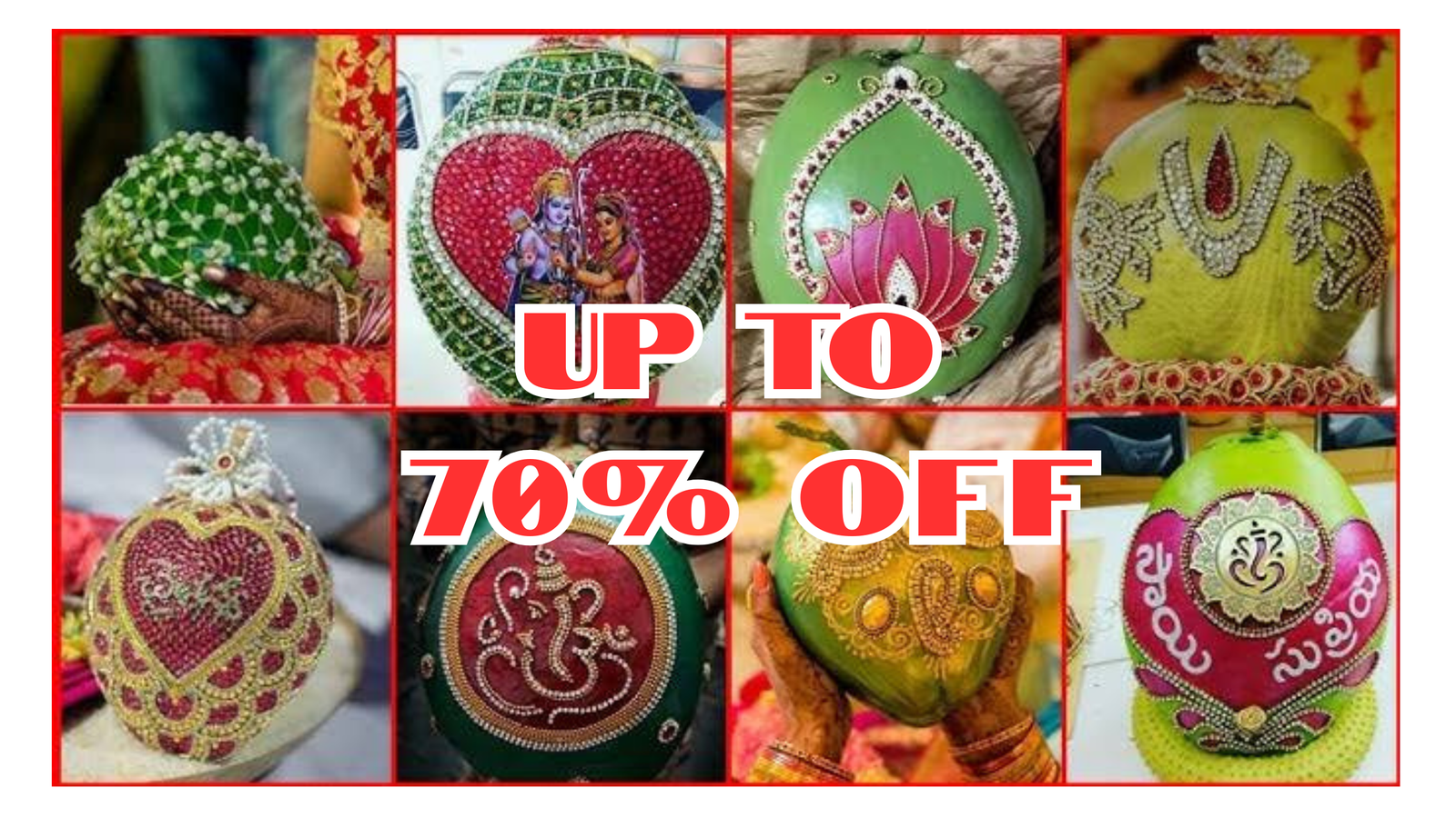 Coconut decoration